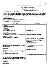 Kế hoạch bài học Lịch sử lớp 4 - Chương trình cả năm - Năm học 2009-2010